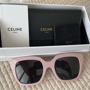 Celine Mauve Square Sunglasses